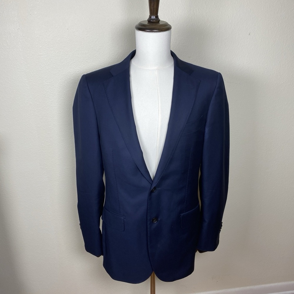 Suitsupply Navy Lazio Blazer 42R Super 110s Wool by Vitale Barberis Canonico